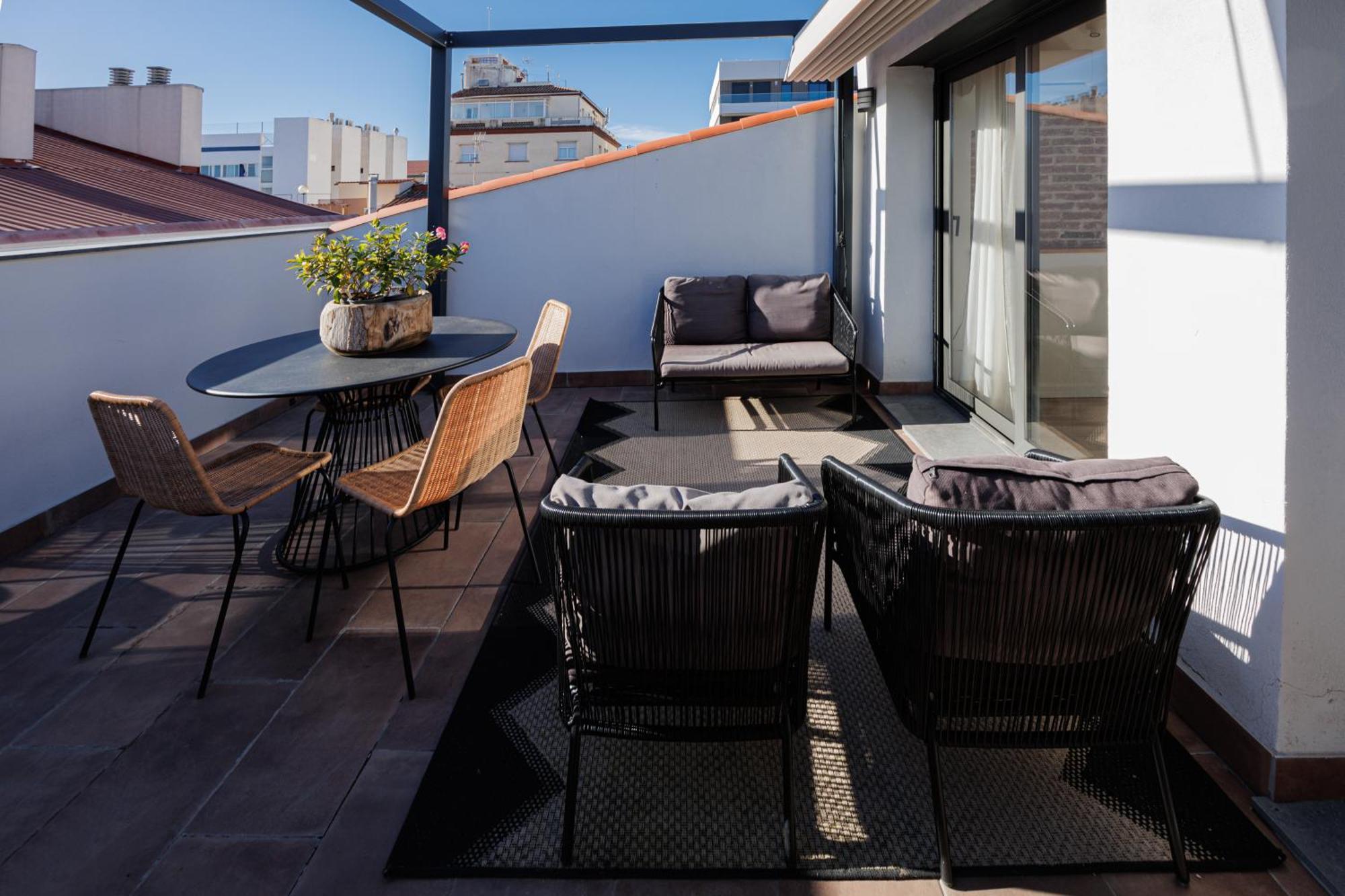 Atico Duplex Playa Area Barcelona Con Spa Exterior Montgat Eksteriør bilde