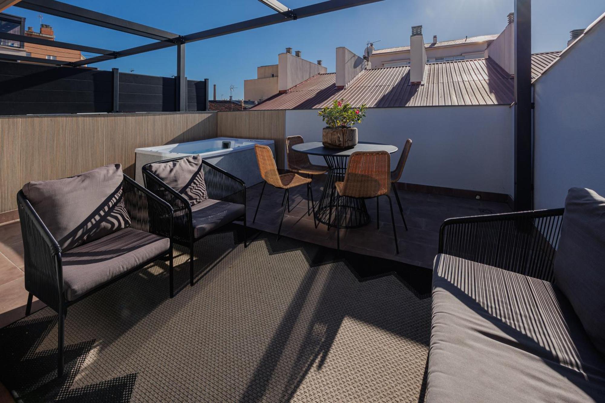 Atico Duplex Playa Area Barcelona Con Spa Exterior Montgat Eksteriør bilde