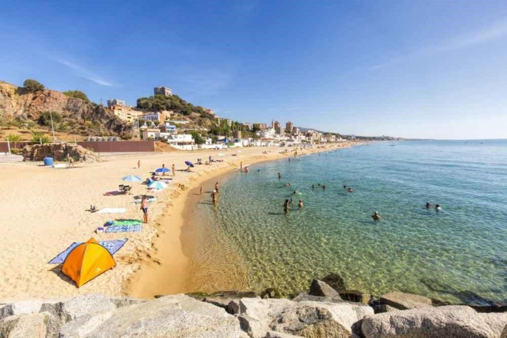 Atico Duplex Playa Area Barcelona Con Spa Exterior Montgat Eksteriør bilde